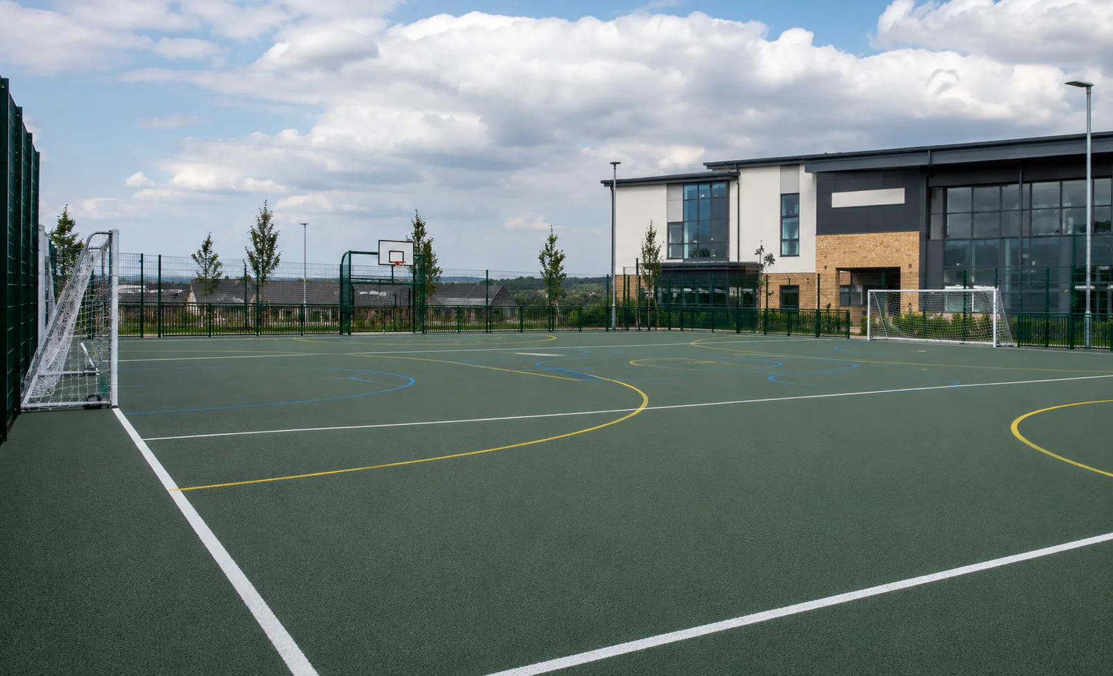 Sports court and play area rubber surfacing
