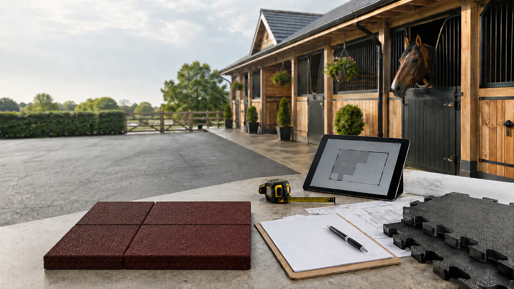 Rubber stable flooring cost guide